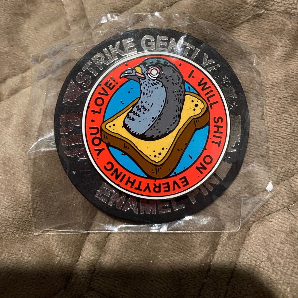Strike Gently Co. Pigeon Enamel Pin